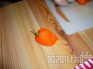 Orange habanero